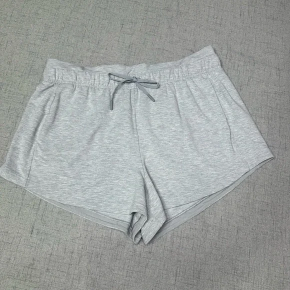 Lululemon Inner Glow High Rise Shorts Gray French Terry Modal 12 - Picture 3 of 7